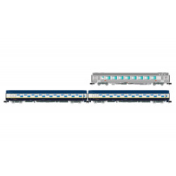 SNCF, 3-unit pack "Train Expo", set 1, 2 x T2 sleeping coach + bar coach, ep. VI- Arnold HN4474