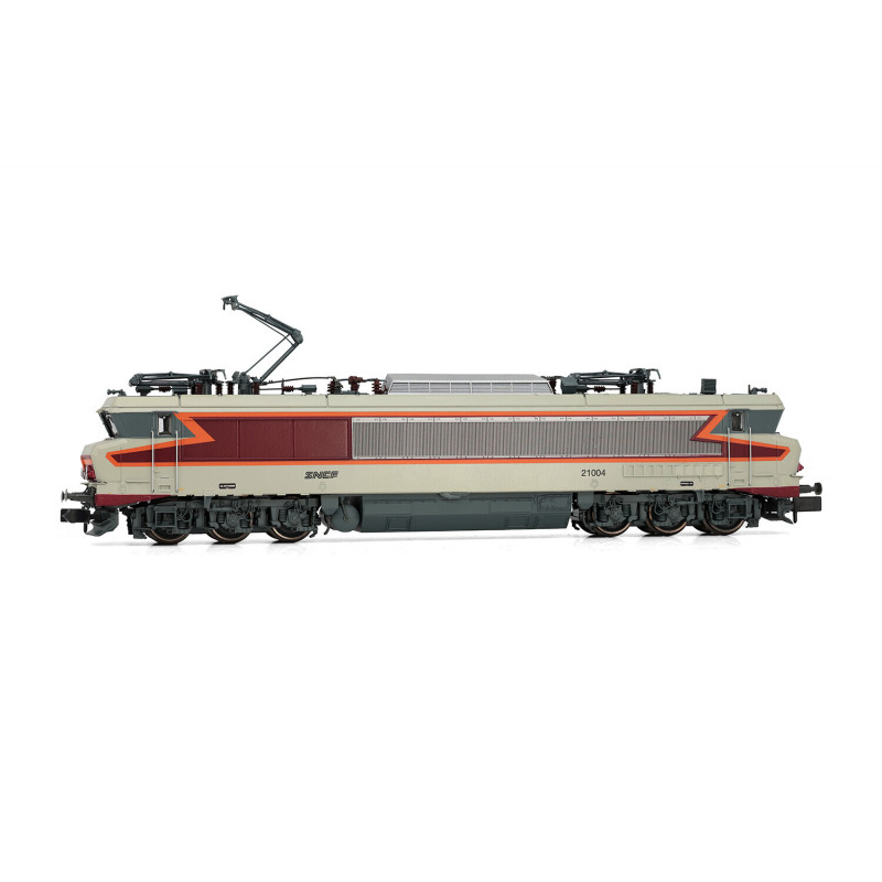 SNCF, locomotora eléctrica CC 21004, decoración gris “Betón” con logo “Nouille”, ép. IV-V. Arnold HN2586