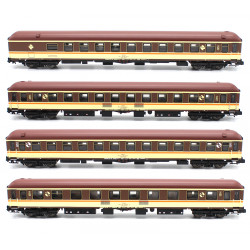 Set 4 coches "Estrella" serie 12000 RENFE Ép. IV-V.  Mftrain N71017