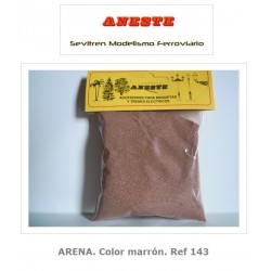 SAND. Brown color. Aneste- Ref 143