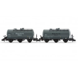 RENFE, 2-unit set 3-axle tank wagons "Savesa", ep. IV- Arnold HN6672
