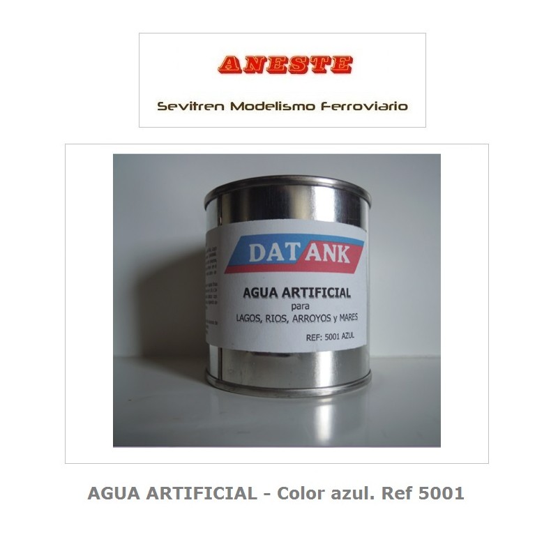 AGUA ARTIFICIAL - Color azul. Aneste-Datank. Ref 5001