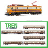 Lote Sevitren 26.  Loc RENFE 269 "Estrella" Arnold HN2562+ Tren Al-Andalus, Sets (3+3) Arnold HN4396 y HN4397