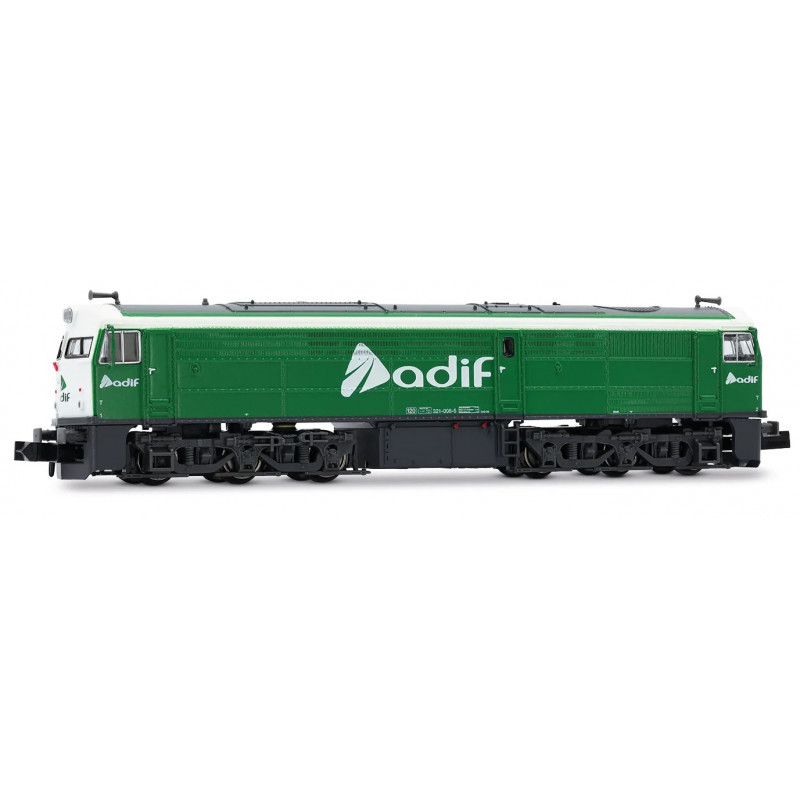 ADIF, locomotora diesel 321-011, decoración verde-blanco, ép. VI. Sonido - Arnold HN2633S