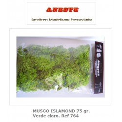 MUSGO NATURAL ISLAMOND 75 gr. Verde claro. Aneste- Ref 764