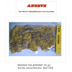 MUSGO NATURAL ISLAMOND 75 gr. Verde amarillento. Aneste- Ref 766