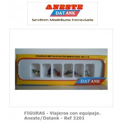 FIGURAS - Viajeros con equipaje - Aneste - Datank. Ref 3201