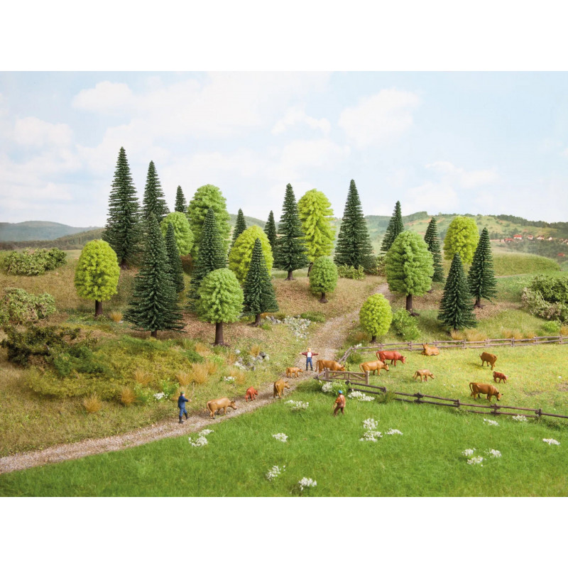 Bosque mixto,  25 unidades. Escala N-Z. Noch 32811
