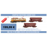 Lote Sevitren 47.RENFE Loc serie 269 "Estrella" HN2562 + 3 tolvas cereales Metransa HN6623
