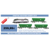 Lote Sevitren 48. RENFE Loc serie 252 digital "Mercancias" HN2556D + 3 tolvas TT5 "Cecosa"HN6624-2