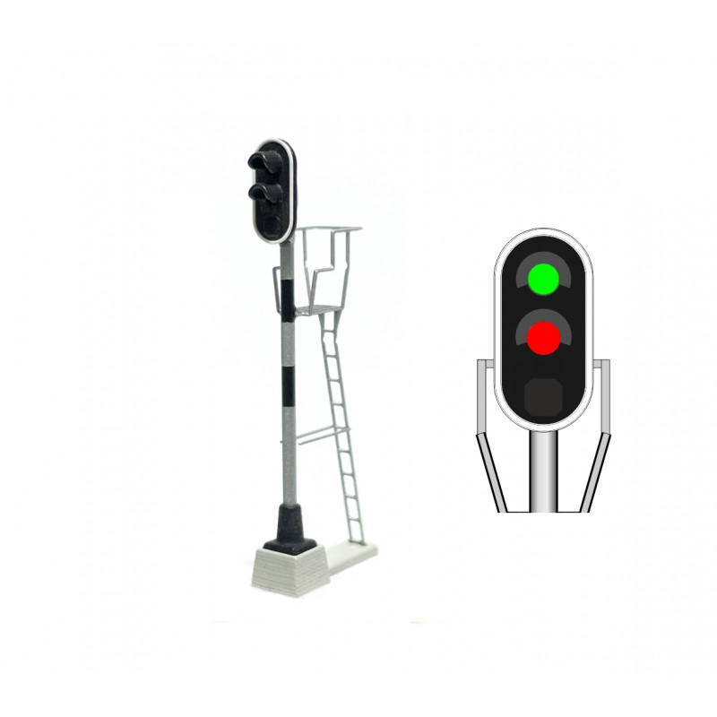 RENFE - Signal with 2 Leds. MAFEN 413112 FINE SCALE
