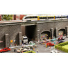 Arcade Wall. N scale. NOCH 34859