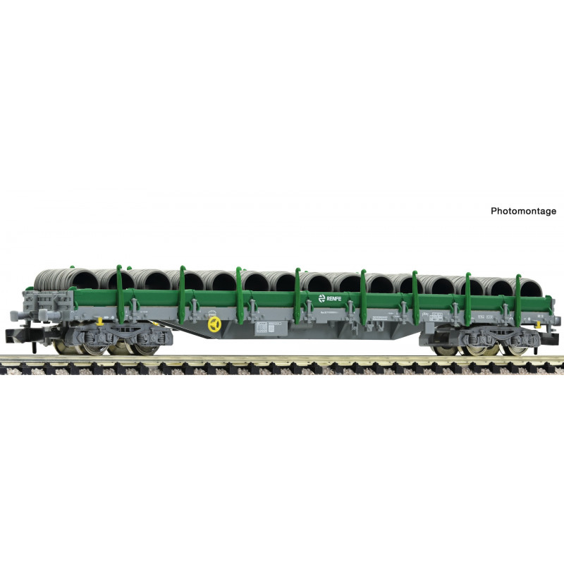 Four-axle swivel-type stake wagon, type Res,RENFE, Epoch VI - Fleischmann 6660100