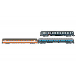 FS, 3-unit pack “Alpen-Express” Rome – Munich,1xWR, 1xEurofima 2nd class + 1x UIC-X . ep. IV  Arnold HN4467