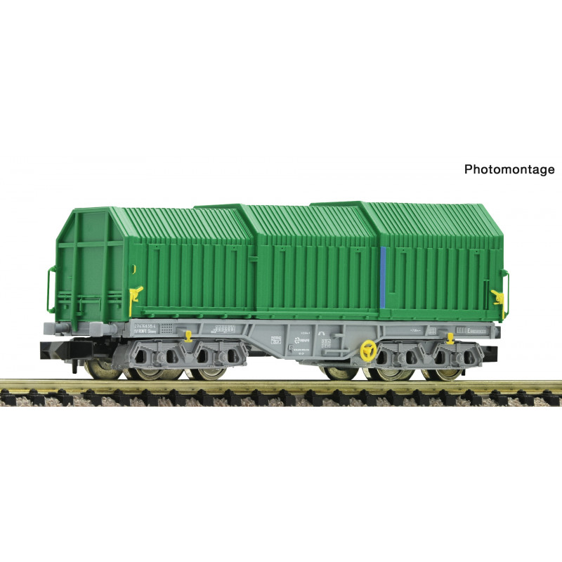 Telescopic hood wagon, RENFE Epoch V - Fleischmann 6660099
