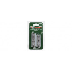 Vías rectas de 38 y 33 mm. Blister 8 unidades. Kato  20-092