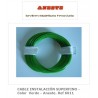 INSTALLATION CABLE 10 METERS SUPERFINE - Green Color - Anest. Ref 6011