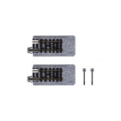 Ground Level Buffer Stop on 50 mm Straight (x2). Kato Unitrack 20-048