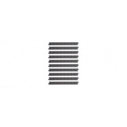 Vías rectas  de 248 mm. Blister 10 unidades. Kato  20-000-L