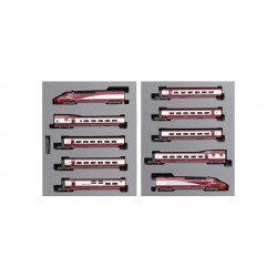 High velocity train Thalys PBA, Set 10 coaches - Kato 10-1657