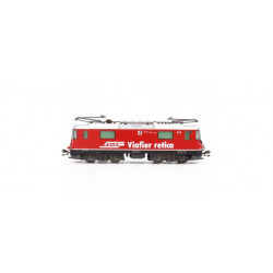 Electric locomotive Alpine locomotive Ge4/4-II RhB Logo Bergün 618 Viafier retica- Kato 3102-3