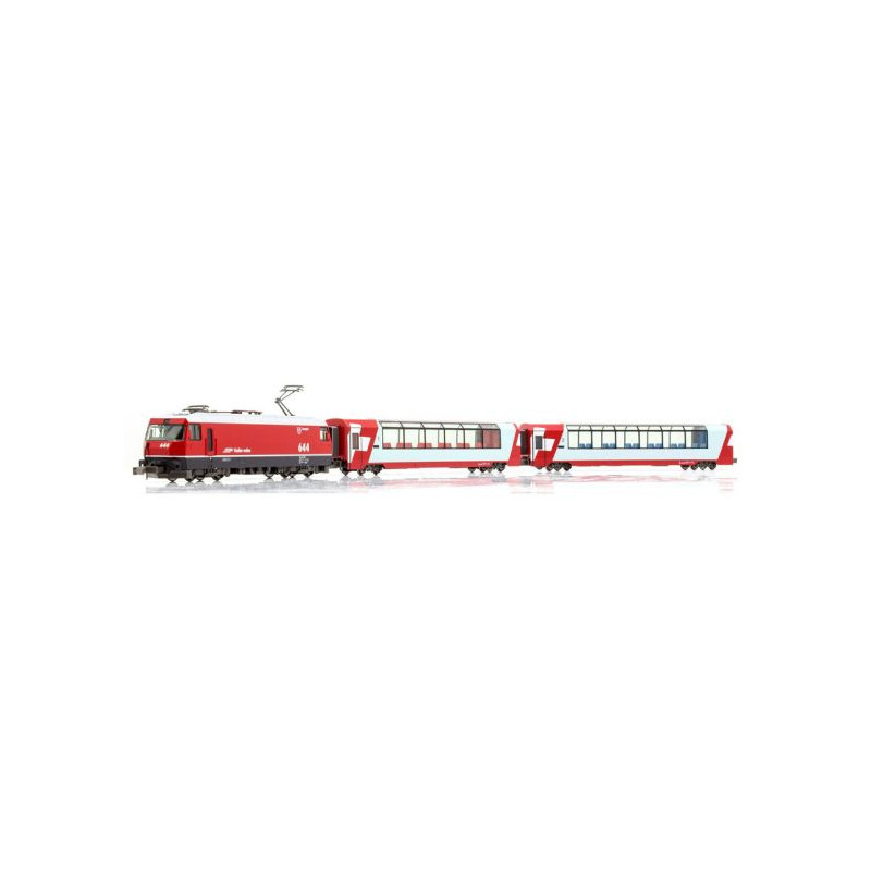 RhB Ge4/4 Glacier Express Train Pack- Kato 10-2026