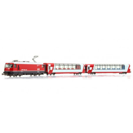 RhB Ge4/4 Glacier Express Train Pack- Kato 10-2026