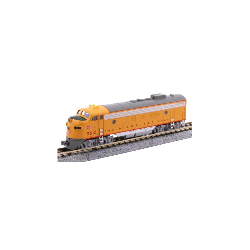 EMD FP7A Milwaukee Road Post 1955 Scheme. Kato-USA 176-2303