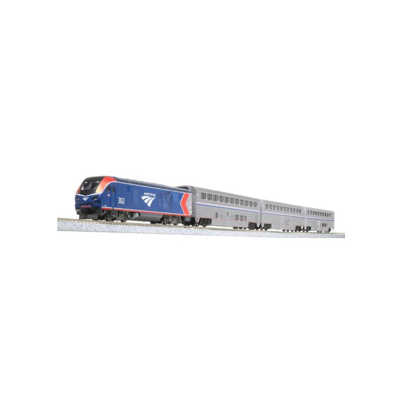Amtrak Alc-42 Super Liner 4-Car Railway Model Set. Kato-USA 10-1788