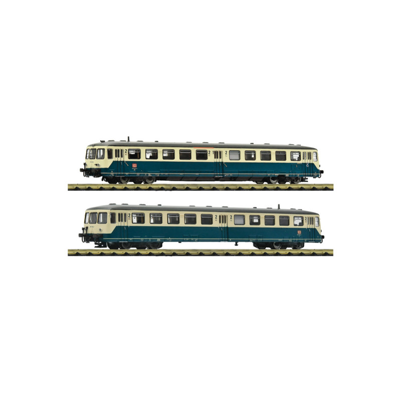 Accumulator railcar 515 529-6 with control cab coach, DB AG - Fleischmann 740102 Accumulator railcar 515 529-6 with control cab coach, DB AG - Fleischmann 740102