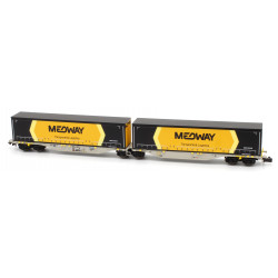 Containewagon Sggmrss 90' AAE 90': 2 Containers 45' MEDWAY- MFTrain NWMFT4