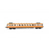 SNCF, diesel railcar RGP II, with motor unit + trailer in re-built version, orange/silver livery, ep. IV - Arnold HN2636