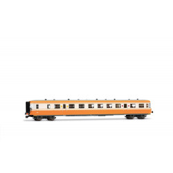 SNCF, diesel railcar RGP II, with motor unit + trailer in re-built version, orange/silver livery, ep. IV - Arnold HN2636