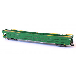 Portacoches RENFE (MMA-9569), decoración verde. Mftrain-N33293