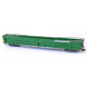 Portacoches RENFE (MMA-9548), decoración verde. Mftrain-N33294