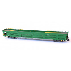 Portacoches RENFE (MMA-9577), decoración verde. Mftrain-N33295
