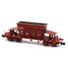 Hopper Wagon TT9 oxide. RENFE. Epoch V - Mftrain N34926