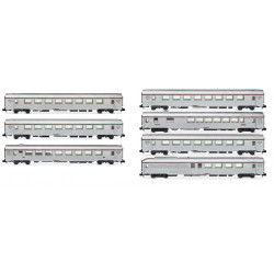 SNCF, 7-unit set of air-conditioned type Mistral '69 coaches, TEE "Jules Verne", ep. IV- Arnold HN4498+HN4499