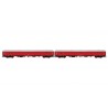 RENFE, Set 2 postal vans DD-8100, red livery, Epoch V - Electrotren E5228