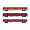 EuroCity "Mozart" sets 3-unit pack, contains 2nd class coaches, ep. IV- Arnold HN4371