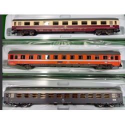 FS/DB, 3-unit pack “Alpen-Express” Rome – Munich,1x Awmz, 1xEurofima 2nd class + 1x UIC-X . ep. IV  Arnold HN4468