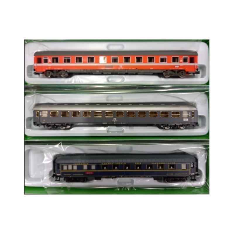 FS, 3-unit pack “Alpen-Express” Rome – Munich,1xWR, 1xEurofima 2nd class + 1x UIC-X . ep. IV  Arnold HN4467