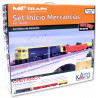 MFTrain / Kato Unitrack Basic M1 Starter Set with Analogic Locomotive and Wagons. N70001