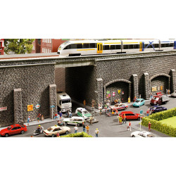 Arcade Wall. N scale. NOCH 34858