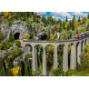 Viaducto curvo "Landwasser". Escala N. Faller 222596