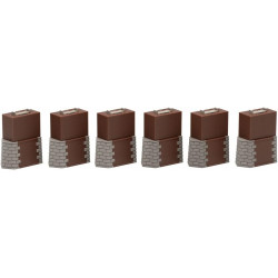 Brick Pier Set (Square) (6 pcs). Tomix 3271