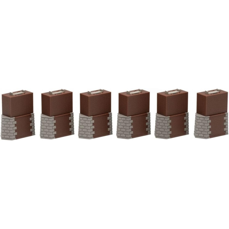 Brick Pier Set (Square) (6 pcs). Tomix 3271