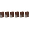 Brick Pier Set (Square) (6 pcs). Tomix 3271