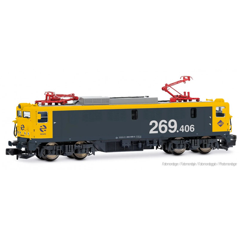 RENFE, electric locomotive 269-400, yellow-grey "Largo recorrido"livery, DCC sound. ep. V - Arnold HN2676S