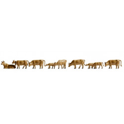 FIGURES - Cows, dark brown -Noch 36722